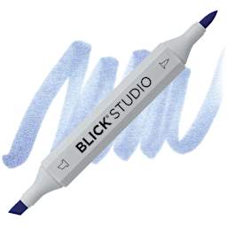 Blick Studio Brush Marker - Periwinkle marker and swatch
