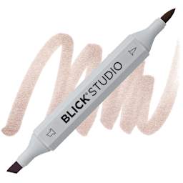 Blick Studio Brush Marker - Stone marker and swatch