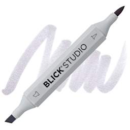 Blick Studio Brush Marker - Warm Gray 40% marker and swatch