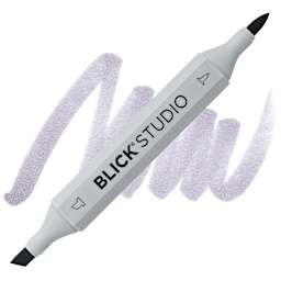 Blick Studio Brush Marker - Warm Gray 50% marker and swatch