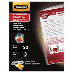 Fellowes ImageLast Thermal Laminating Pouches - Front of package shown
