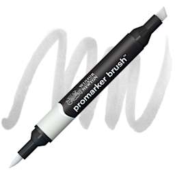 Winsor & Newton Promarker Brush Marker - Cool Grey 2 marker and swatch