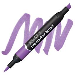 Winsor & Newton Promarker Brush Marker - Purple marker and swatch