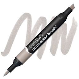 Winsor & Newton Promarker Brush Marker - Warm Grey 3 marker and swatch