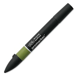 Winsor & Newton Promarker - Herb Green (Marker with caps on)