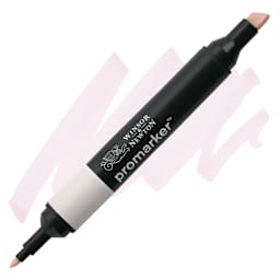 Winsor & Newton Promarker - Pale Blossom marker and swatch marker and swatch