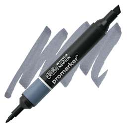Winsor & Newton Promarker - Storm Cloud marker and swatch marker and swatch