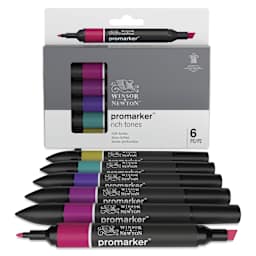 Winsor & Newton Promarker - Rich Tones, Set of 6