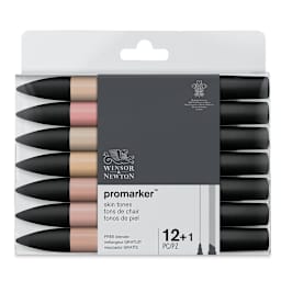 Winsor & Newton Promarker - Skin Tones, Set of 13, front of the packaging
