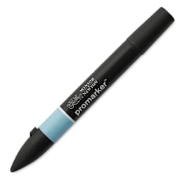 Winsor & Newton Promarker - Pebble Blue (Marker with caps on)
