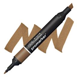 Winsor & Newton Promarker - Deep Mocha marker and swatch