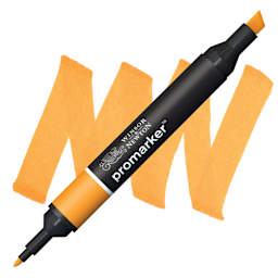 Winsor & Newton Promarker - Amber marker and swatch