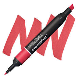 Winsor & Newton Promarker - Berry Red marker and swatch