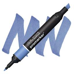 Winsor & Newton Promarker - China Blue marker and swatch