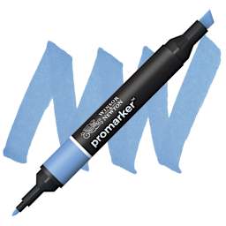 Winsor & Newton Promarker - Cobalt Blue marker and swatch