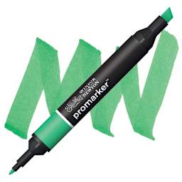 Winsor & Newton Promarker - Emerald marker and swatch