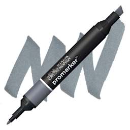 Winsor & Newton Promarker - Ice Gray 5 marker and swatch
