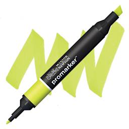 Winsor & Newton Promarker - Lime Green marker and swatch