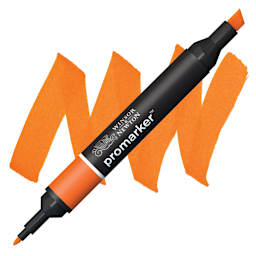 Winsor & Newton Promarker - Mandarin marker and swatch