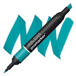 Winsor & Newton Promarker - Marine marker and swatch