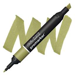 Winsor & Newton Promarker - Olive Green marker and swatch