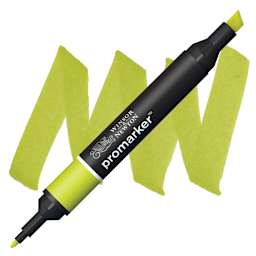 Winsor & Newton Promarker - Pear Green marker and swatch