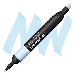 Winsor & Newton Promarker - Powder Blue marker and swatch
