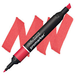 Winsor & Newton Promarker - Red marker and swatch