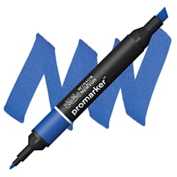 Winsor & Newton Promarker - Royal Blue marker and swatch