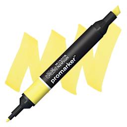 Winsor & Newton Promarker - Tulip Yellow marker and swatch
