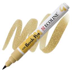 Royal Talens Ecoline Brush Marker - Sepia Light marker and swatch