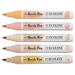 
Royal Talens Ecoline Brush Pen Marker Set- 5 Beige/Pink Hues