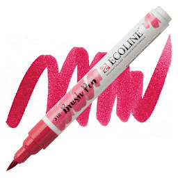 Royal Talens Ecoline Brush Marker - Carmine marker and swatch