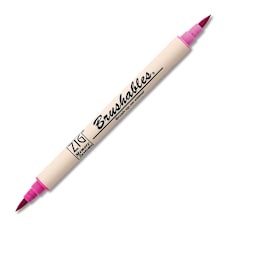 Zig Brushables Dual Tip Marker - Pure Pink
