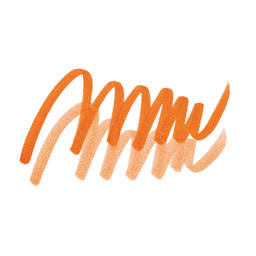 Zig Brushables Dual Tip Marker - Pure Orange swatch