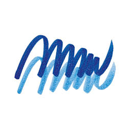 Zig Brushables Dual Tip Marker - Pure Blue swatch