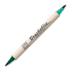 Zig Brushables Dual Tip Marker - Pure Green