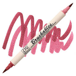 Zig Brushables Dual Tip Marker - Antique Burgundy and swatch