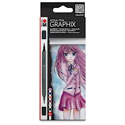 
Ma Ke Manga, Set of 6  Outside of Package