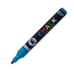 Molotow Chalk Marker - Neon Blue, 4 mm