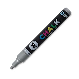 Molotow Chalk Marker - Metallic Silver, 4 mm