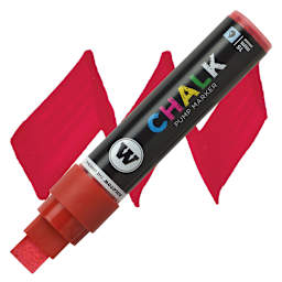 Molotow Chalk Marker - Red, 15 mm marker and swatch