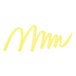 Caran d'Ache Fibralo Brush Marker - Lemon Yellow swatch