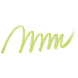 Caran d'Ache Fibralo Brush Marker - Yellow Green swatch