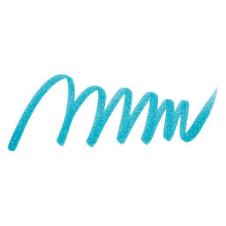 Caran d'Ache Fibralo Brush Marker - Turquoise Blue swatch