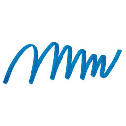 Caran d'Ache Fibralo Brush Marker - Cobalt Blue swatch