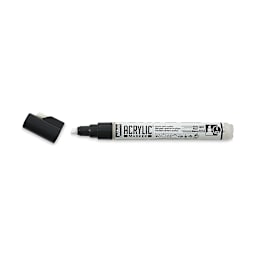 Pebeo Acrylic Marker - White, 4 mm, Chisel Nib