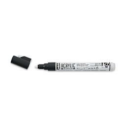 Pebeo Acrylic Marker - White, 4 mm, Bullet Nib