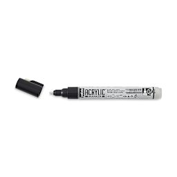 Pebeo Acrylic Marker - White Nepal, 1.2 mm, Bullet Nib