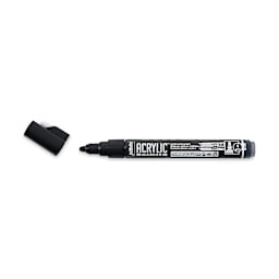 Pebeo Acrylic Marker - Black, 4 mm, Bullet Nib